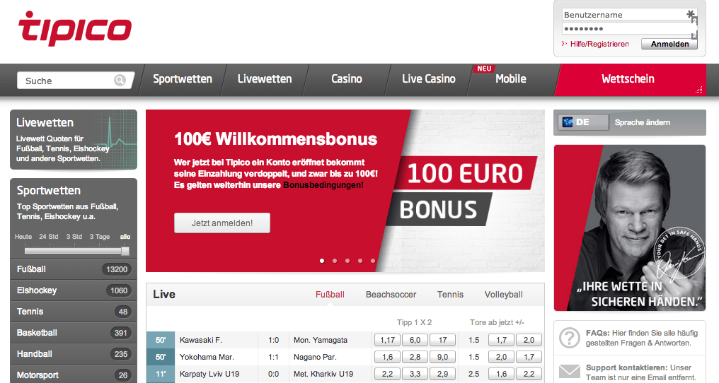 Tipico Sportwetten Bonus Tipico Sportwetten Bonus