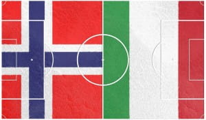 Italien gegen Norwegen