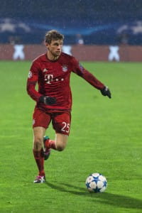 FC Bayern, Thomas Müller Quelle: Ivica Drusany / Shutterstock.com